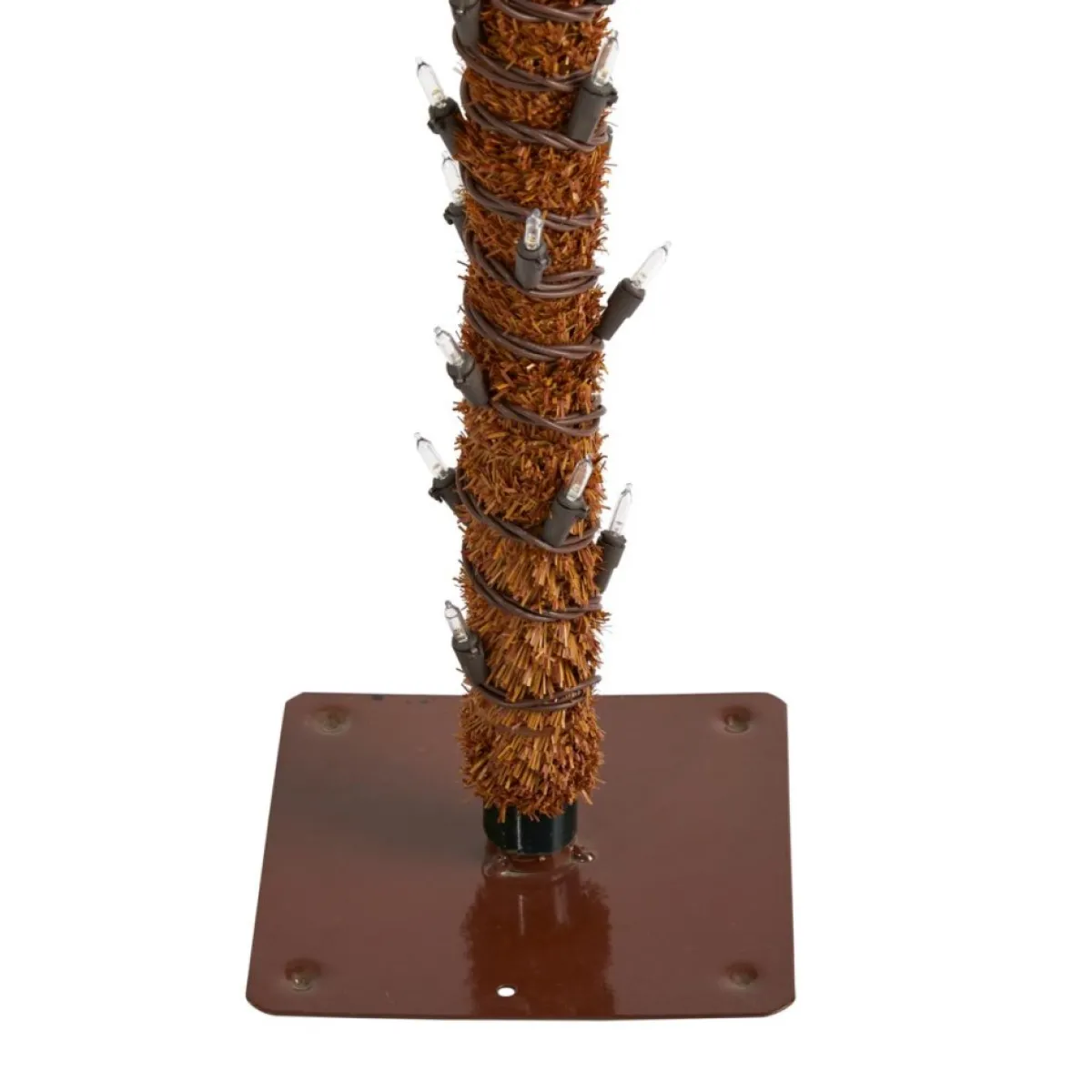 Nearly Natural 4 Ft. Christmas Palm Artificial Tree With 150 Warm White Led Lights New