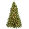 Puleo International 7.5' Pre-Lit Teton Pine Artificial Christmas Tree - 600 Clear Lights Sale
