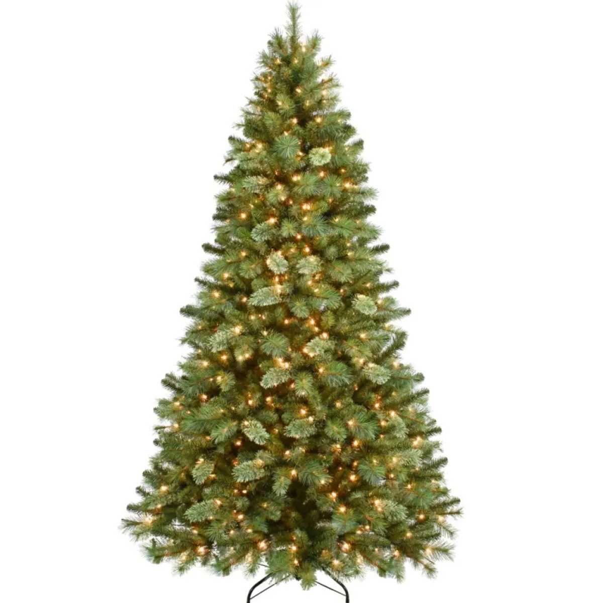 Puleo International 7.5' Pre-Lit Teton Pine Artificial Christmas Tree - 600 Clear Lights Sale