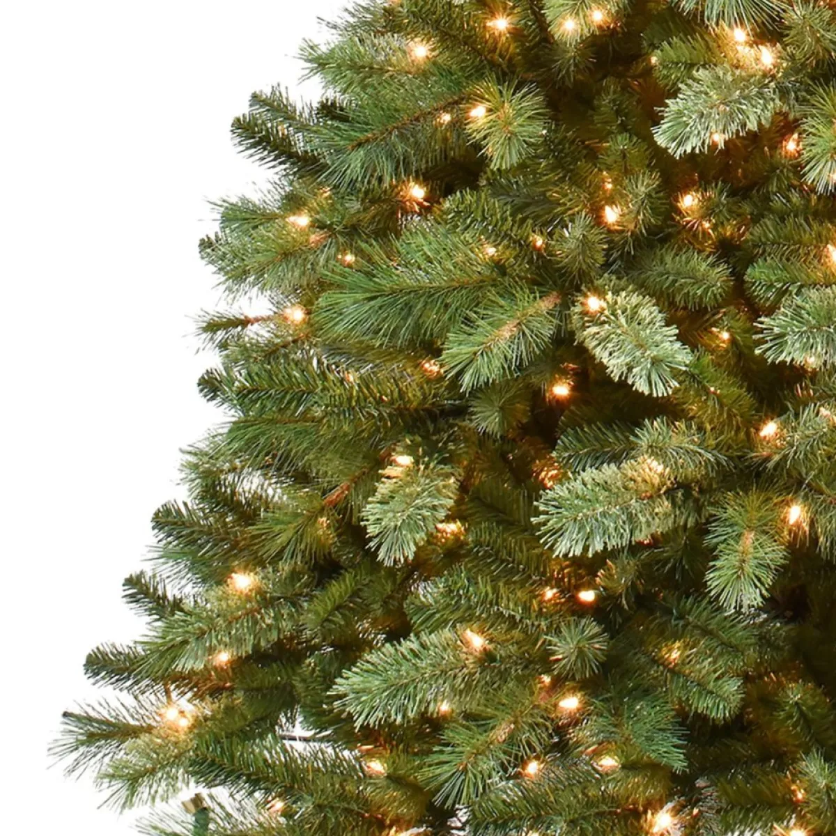 Puleo International 7.5' Pre-Lit Teton Pine Artificial Christmas Tree - 600 Clear Lights Sale