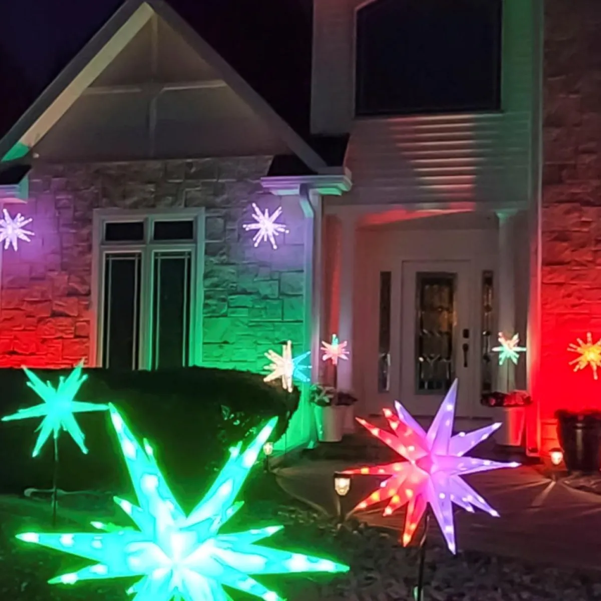 Winter Lane As Is Multifunction 22" Twinkler With Remote