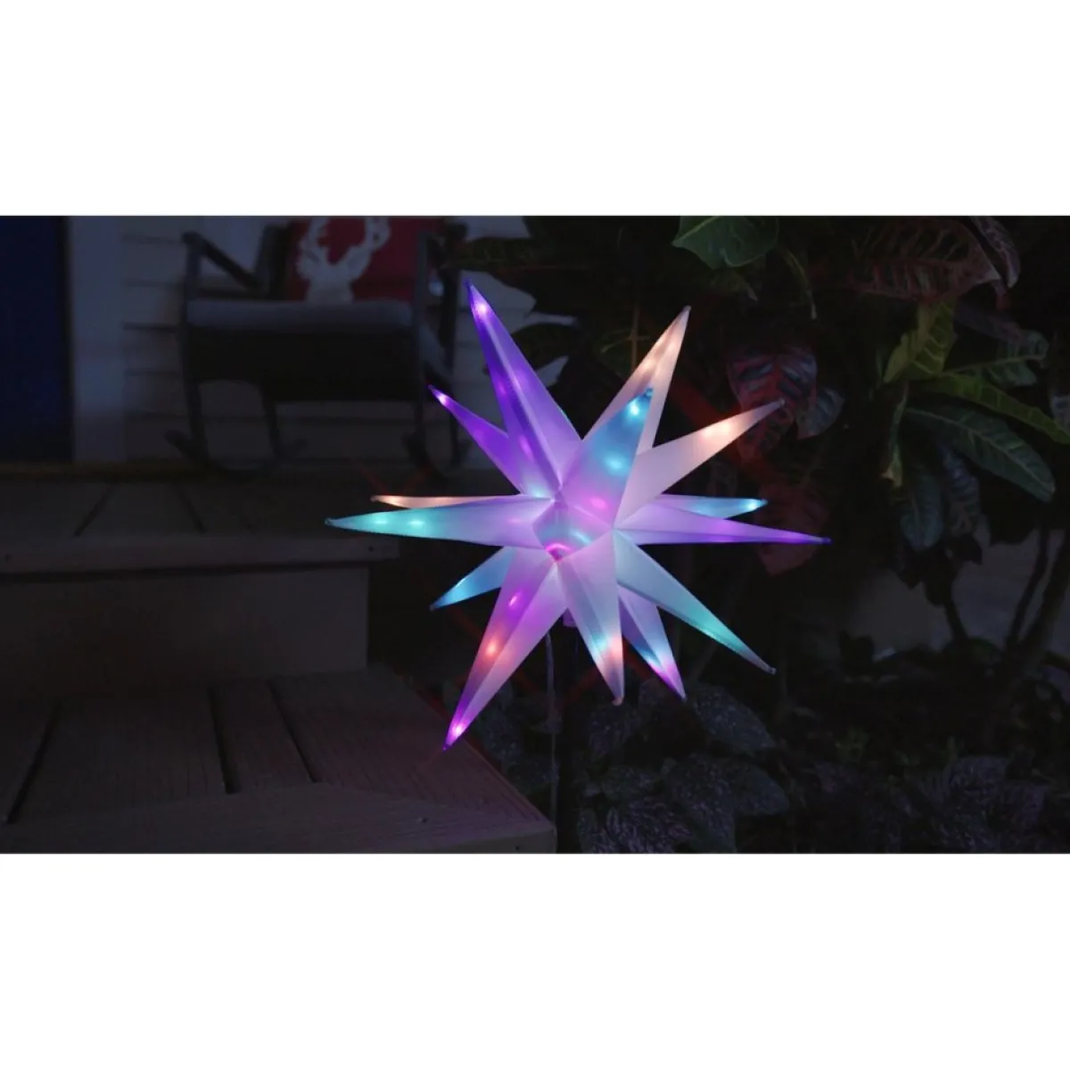 Winter Lane As Is Multifunction 22" Twinkler With Remote