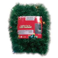 Brite Star Battery-Operated 18' Multicolored 35-Led Pine Garland Online