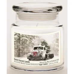 Courtside Market Candle W/ Essential Oils + Lid- Snowy Christmas Truck Discount