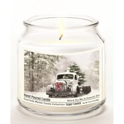 Courtside Market Candle W/ Essential Oils + Lid- Snowy Christmas Truck Discount