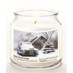 Courtside Market Candle W/ Essential Oils + Lid-Christmas On The Farm