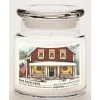 Courtside Market Candle W/ Essential Oils + Lid - Christmas Farmhouse