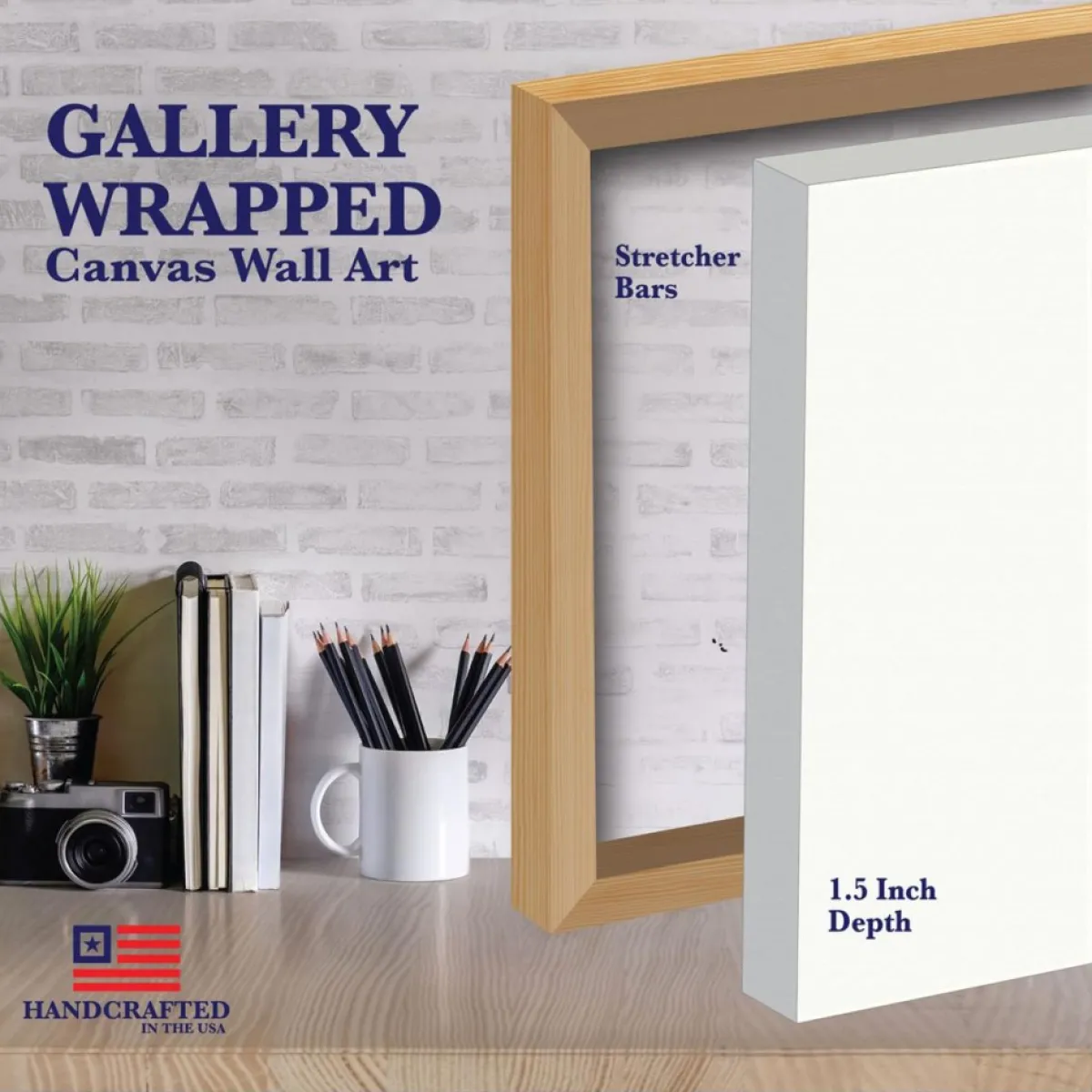 Courtside Market Canvas Wall Art - Winter Window, 12" X 18" Hot