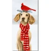 Courtside Market Christmas Dog Canvas Wall Art Online