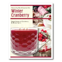 Courtside Market Christmas Chalet Artboard & 13.5 Oz. 3-Wick Candle Clearance