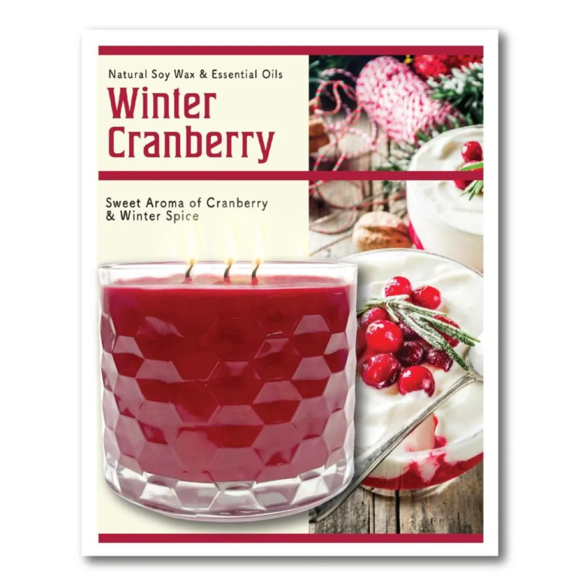 Courtside Market Christmas Chalet Artboard & 13.5 Oz. 3-Wick Candle Clearance