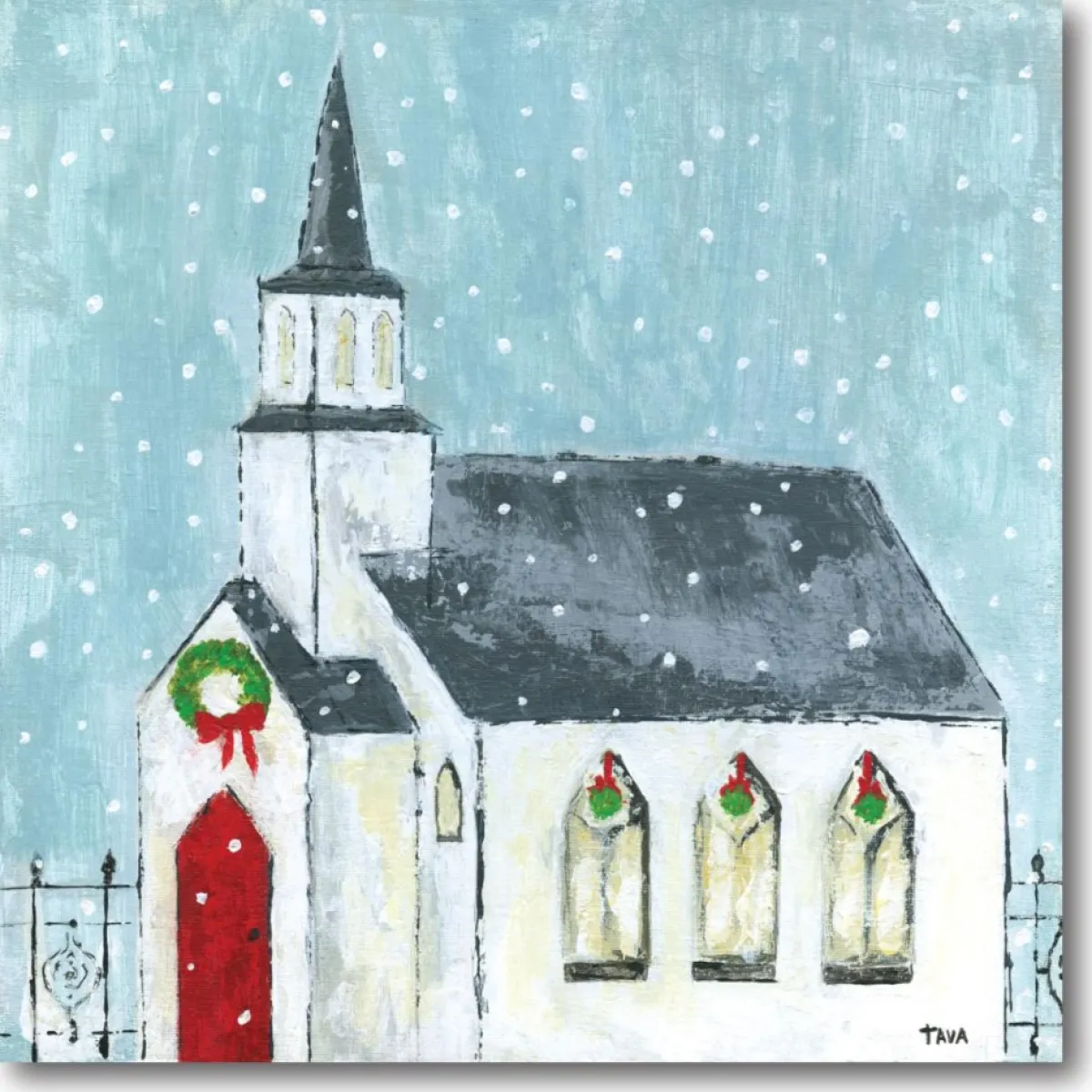 Courtside Market Christmas Night Canvas Wall Art Online