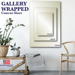 Courtside Market Cow Christmas Farm Canvas Wall Art Hot