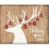 Courtside Market Dashing Through The Snow Canvas Wall Art Outlet