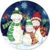 Courtside Market Festive Lights I Snowman 12X12 Circular Wood Decor Sale
