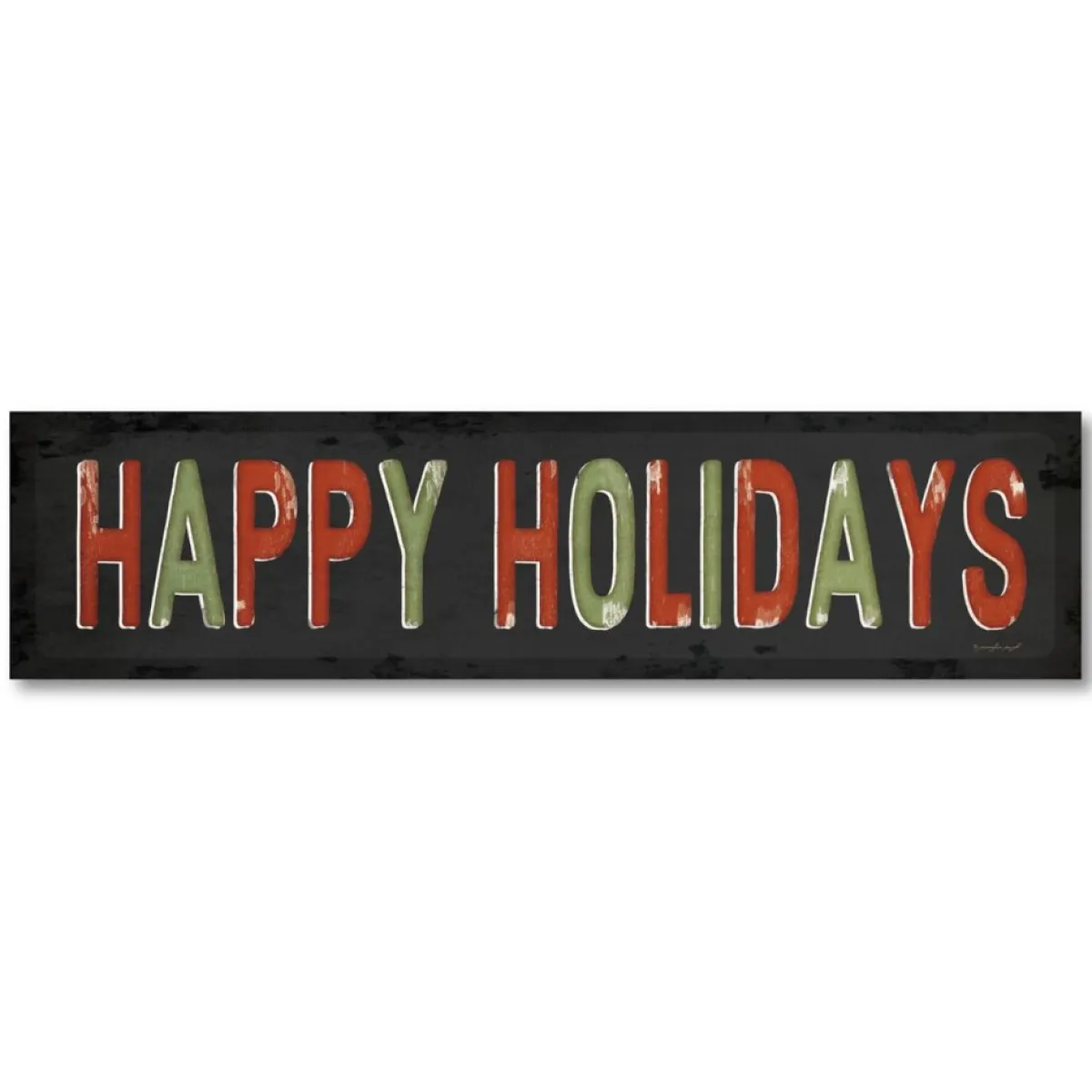 Courtside Market Happy Holiday 6"X24" Board Panel Discount