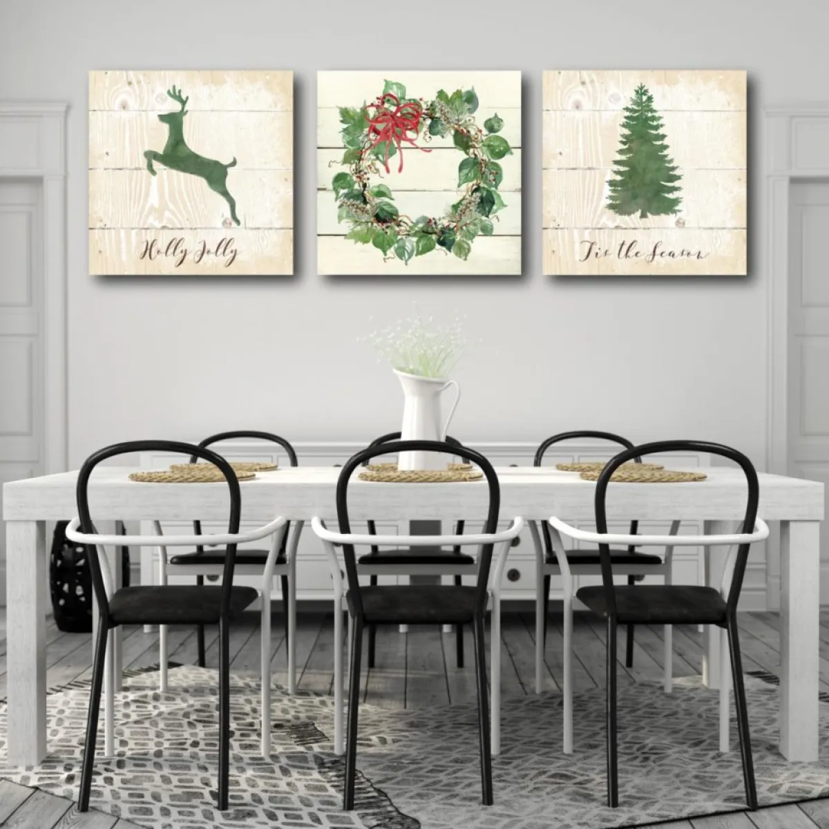 Courtside Market Holly Jolly 30X30 Canvas Wall Art Sale