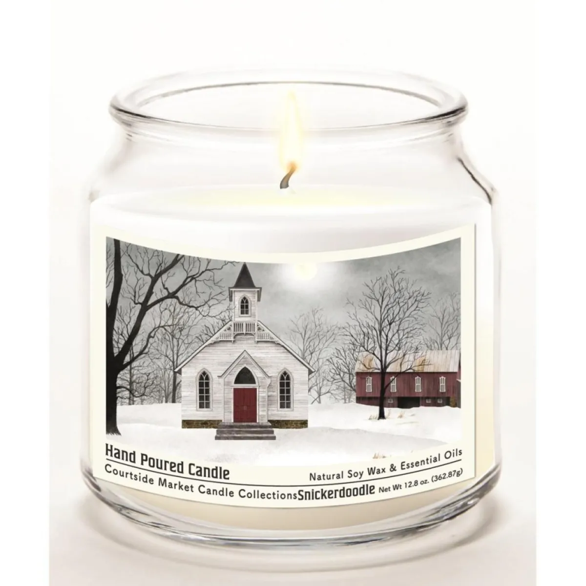 Courtside Market Love One Another Infused Wax Candle With Silver Lid Hot