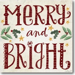 Courtside Market Merry & Bright Canvas Wall Art Online