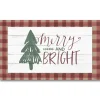 Courtside Market Merry And Bright Canvas Wall Art