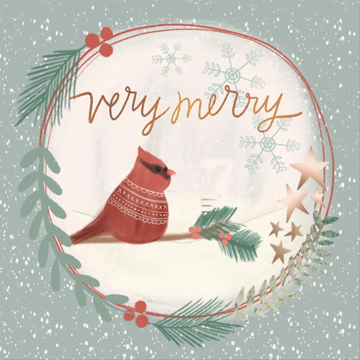 Courtside Market Merry Merry 14X14 Wood Art Sale