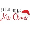 Courtside Market Mrs. Clause 20"X30" Decal Wall Art Clearance