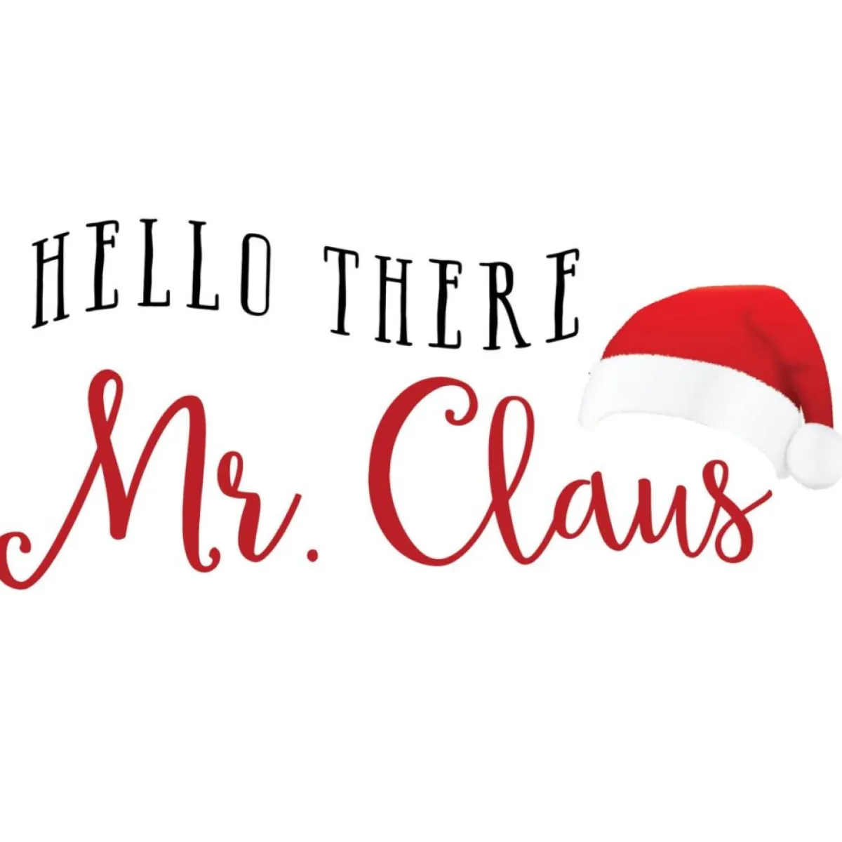 Courtside Market Mrs. Clause 20"X30" Decal Wall Art Clearance