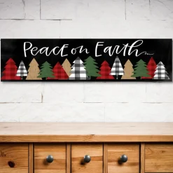 Courtside Market Peace On Earth 6"X24" Board Panel Online