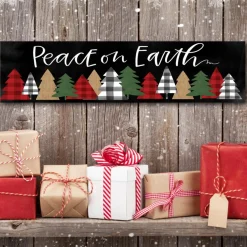 Courtside Market Peace On Earth 6"X24" Board Panel Online