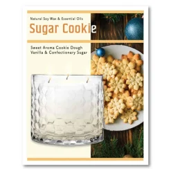 Courtside Market Santa Artboard & 13.5 Oz. 3-Wick Candle Clearance