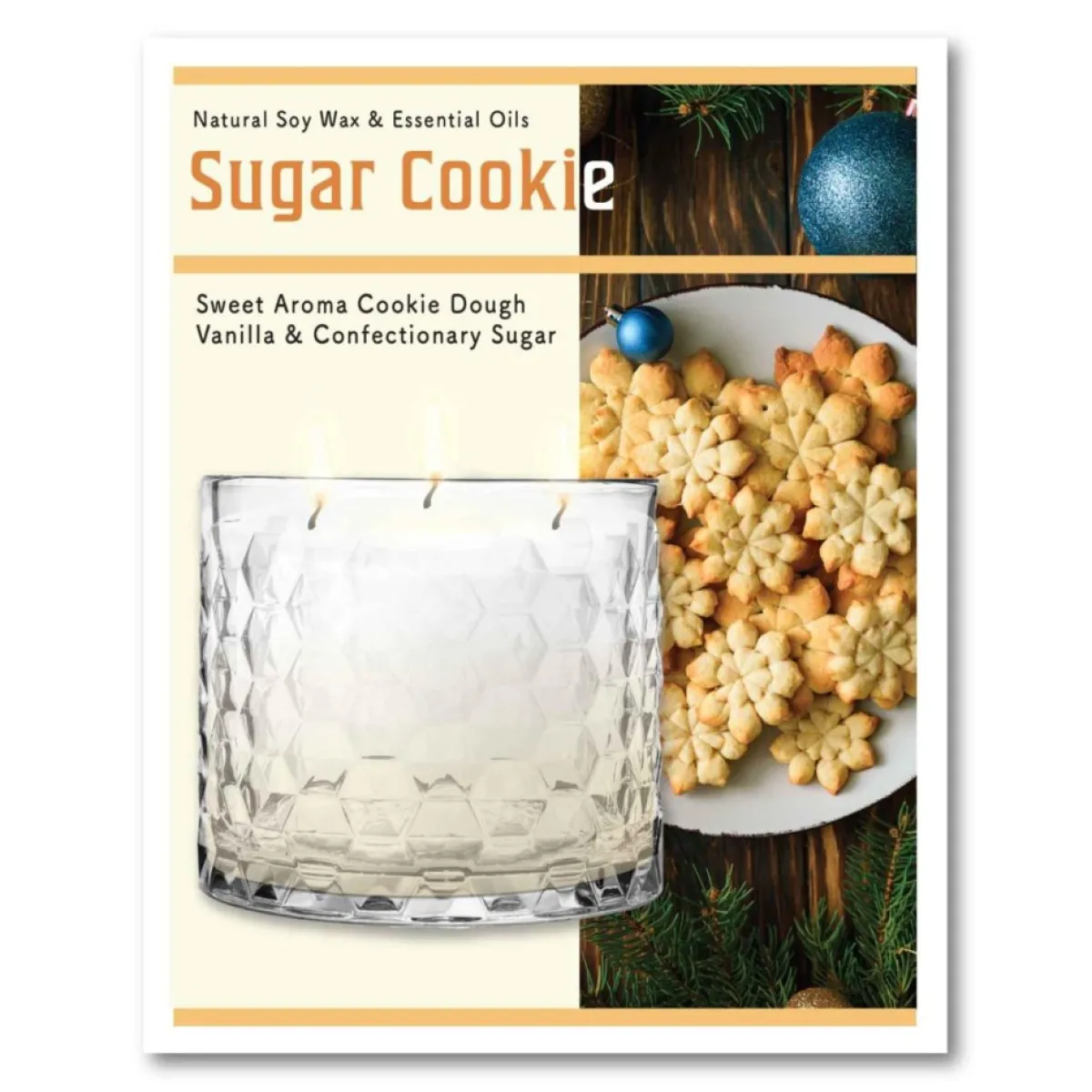 Courtside Market Santa Artboard & 13.5 Oz. 3-Wick Candle Clearance