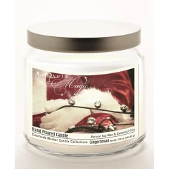 Courtside Market Santa Winter Wonderland Infused Wax Candle With Lid Outlet