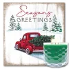 Courtside Market Season's Greetings Artboard & 13.5 Oz. 3-Wick Candle