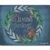 Courtside Market Seasons Greetings Canvas Wall Art Discount
