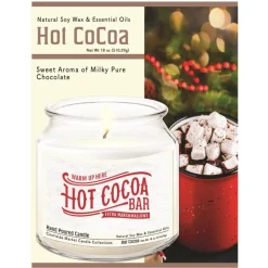 Courtside Market Soy Candle With Essential Oils + Lid - Hot Cocoa Bar Online