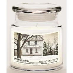 Courtside Market Soy Candle With Essential Oils + Lid- White Christmas Sale