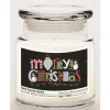Courtside Market Soy Candle W/ Essential Oils + Lid-Merry Christmas