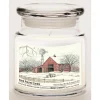 Courtside Market Soy Candle W/ Essential Oils + Lid-Winter Barn W/Mill