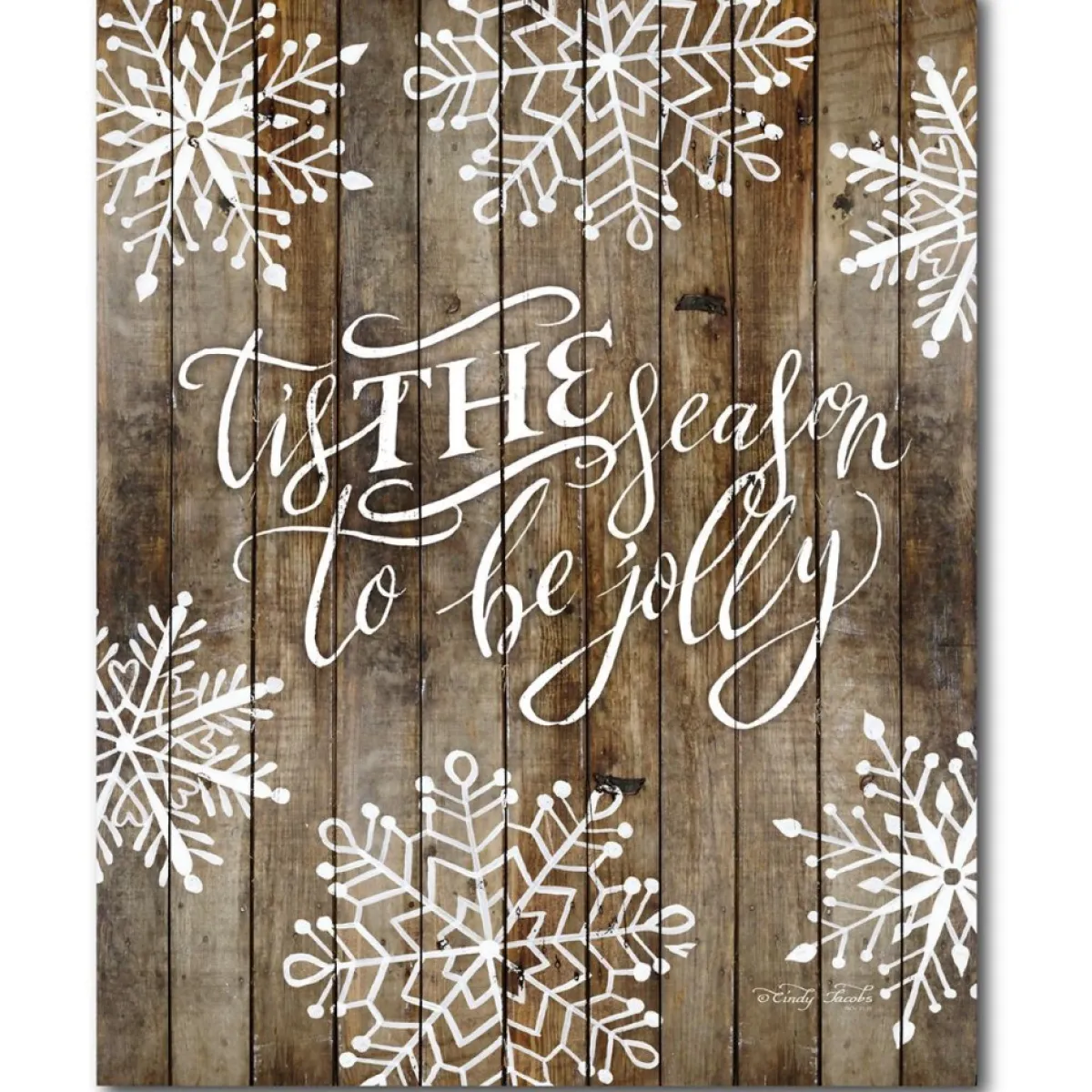 Courtside Market 'Tis The Season 10.5" X 14" Wood Art Hot