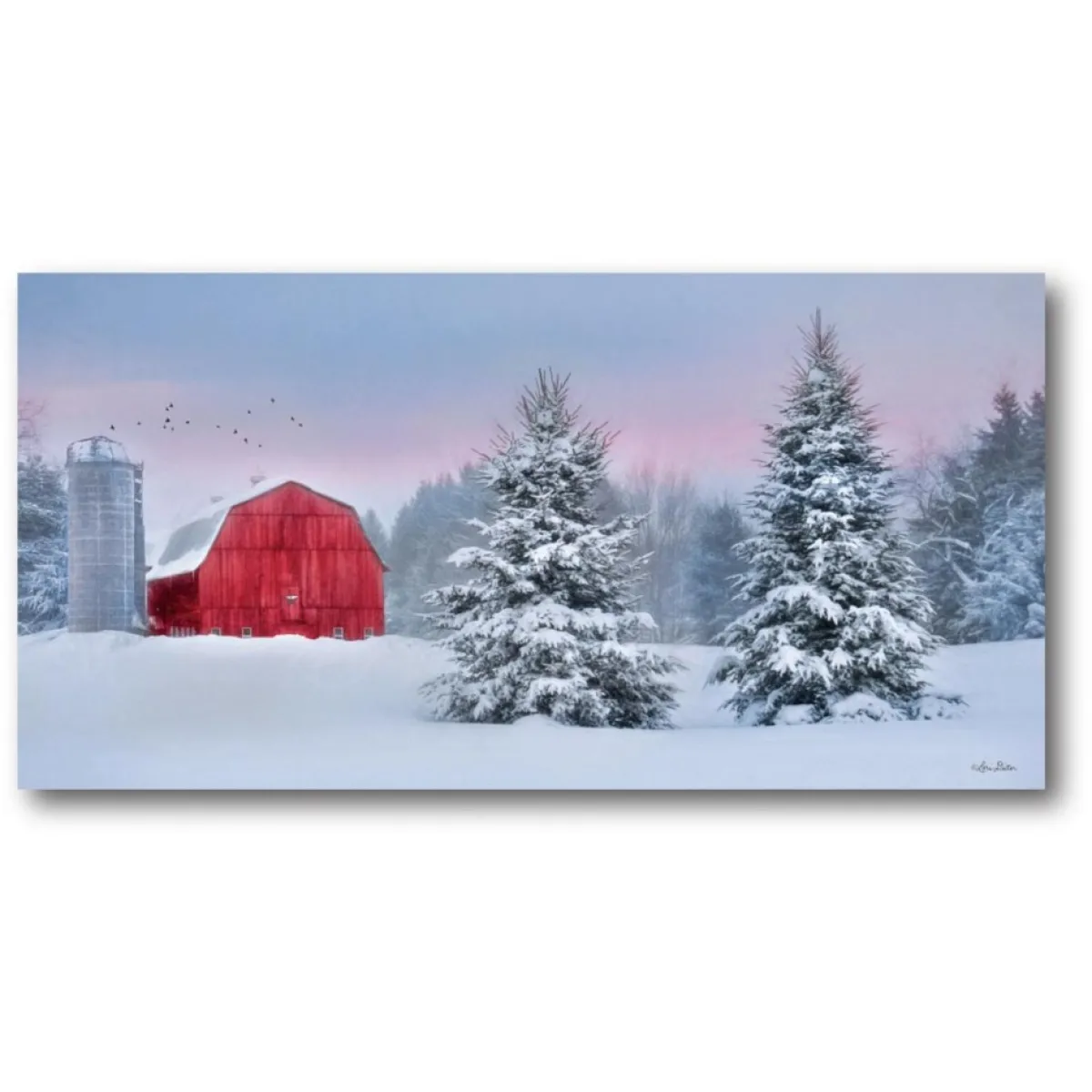 Courtside Market Tree Farm Canvas Wall Art New