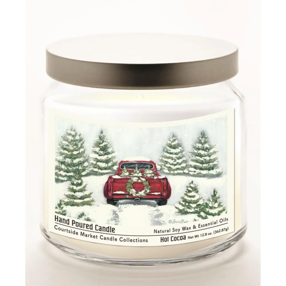 Courtside Market Tree Farm Tradition Ii Infused Soy Candle In Glass Hot