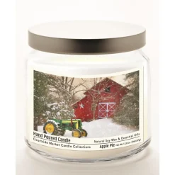 Courtside Market Winter At The Barn Infused Soy Candle With Lid Hot