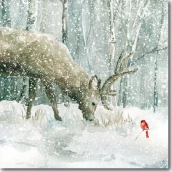 Courtside Market Winter Forest Friends Canvas Wall Art Online