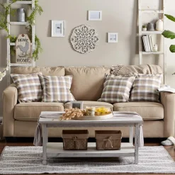 Design Imports Checkered Pillow Covers 18X18 Set Of 4