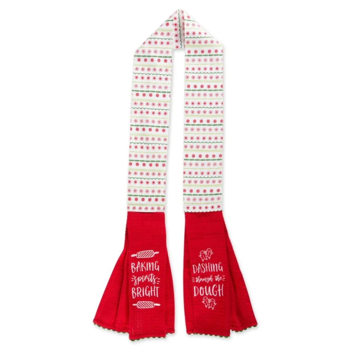 Design Imports Christmas Baking Kitchen Towel Scarf Clearance