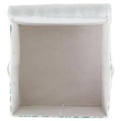 Design Imports Triple Christmas Tree Print Ornament Storage Bin, Large Sale