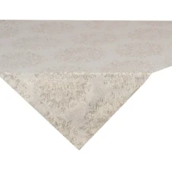 Design Imports Winter Sparkle Jacquard Metallic Square Table Topper Best