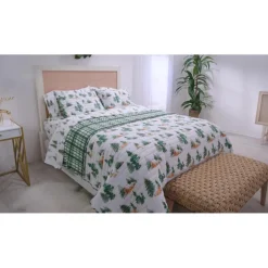 Emryn House 100% Cotton 3-Piece Quilt Set