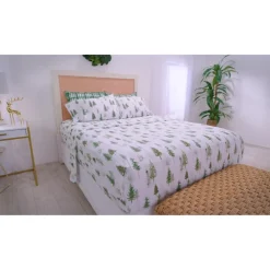 Emryn House 4-Piece Cotton Holiday Sheet Set Hot