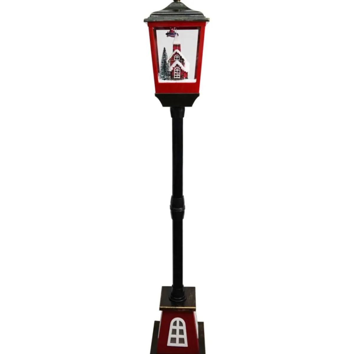 Fraser Hill Farm 53" Musical Street Lamp W/ Flying Santa Online